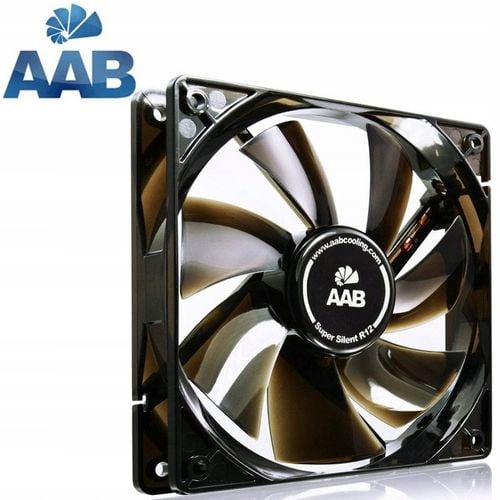 AAB SUPER SILENT R 12 CM CICHY FAN WENTYLATOR WIATRAK OBUDOWA PC 120mm 9dB na Arena.pl