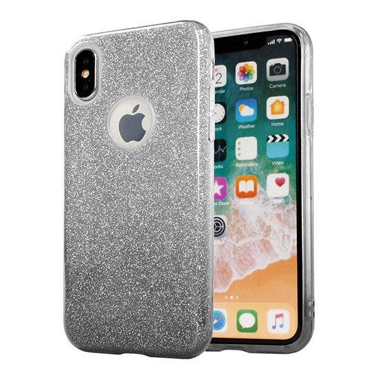 Etui brokatowe Blink do iPhone 7 czarny zdjęcie 1