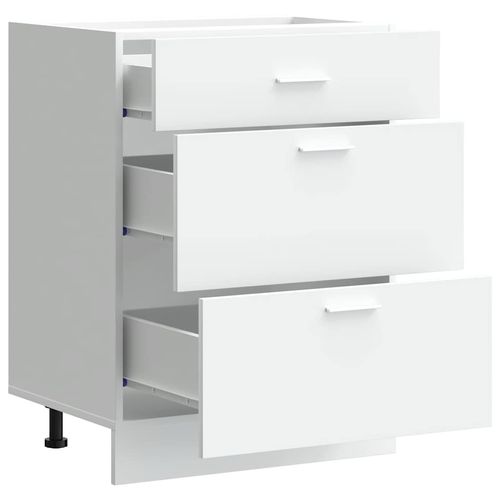 Szafka kuchenna dolna Lyon z białego drewna klejonego na Arena.pl