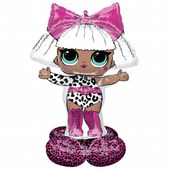 balon foliowy lol glam diva 88x119cm urodziny zaba