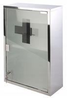 APTECZKA PIERWSZEJ POMOCY BHP METALOWA NA ŚCIANĘ