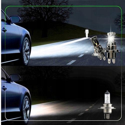 ŻARÓWKI H4 LED ŻARÓWKA MOCNE BIAŁE 12V 100W +1000% CANBUS 1:1 HOMOLOGACJA na Arena.pl