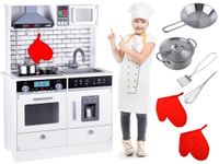 Duża Kuchnia drewniana światło dźwięk ZA3717