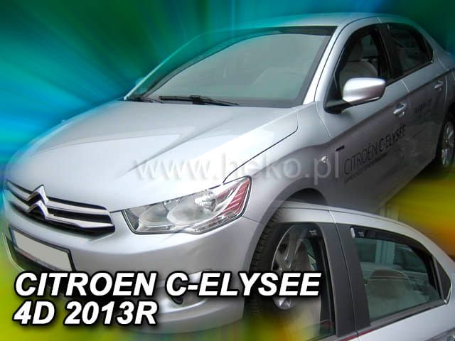 Owiewki Citroen C-ELYSEE 4d. od 2013r. Z TYŁAMI zdjęcie 2