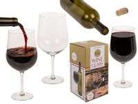 Mega Duży Kieliszek XXL do Wina na Całą Butelkę - 740 ml