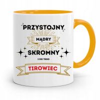 Dla Tirowca Kierowcy Tira Kubek Żółty Na Prezent Z Nadrukiem Ze Zdjęciem