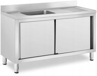 Szafka zlewem Royal Catering 10012138 inox
