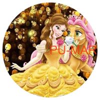 Opłatek na tort Księżniczka Śnieżka Aurora Zosia Bella Kopciuszek Arielka