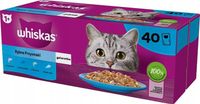 WHISKAS SASZETKI KARMA DLA KOTA SMAKI RYBNE 40x85g