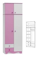 szafa z nadstawką MAJA N8+N szafa dla dzieci 80x53 w.227