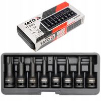YATO ZESTAW KLUCZY UDROWYCH TRZPIENIOWYCH NASADEK TORX 1/2" T30-T80