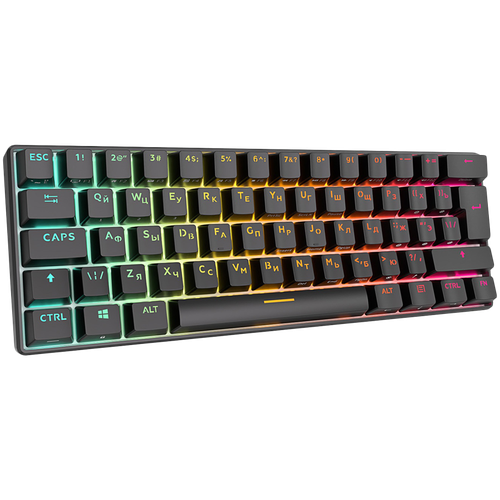 ROYAL KLUDGE RK61 Black Gaming Keyboard Red switch na Arena.pl