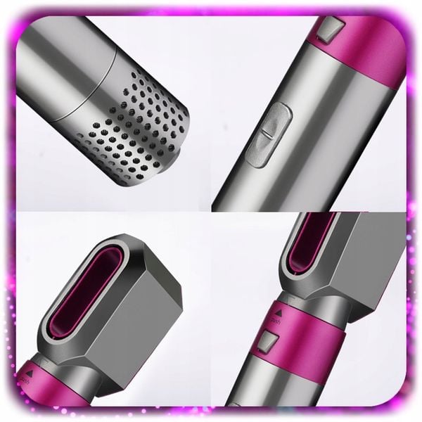 Lokówko-suszarka 5w1 Wielofunkcyjna JONIZACJA SZCZOTKA LOKI REGULACJA 1000W zdjęcie 16