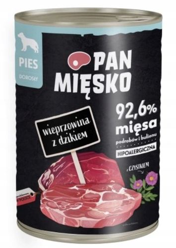 PAN MIĘSKO KARMA MOKRA DLA PSA MIX SMAKÓW 12X400G YORK MALTAŃCZYK na Arena.pl