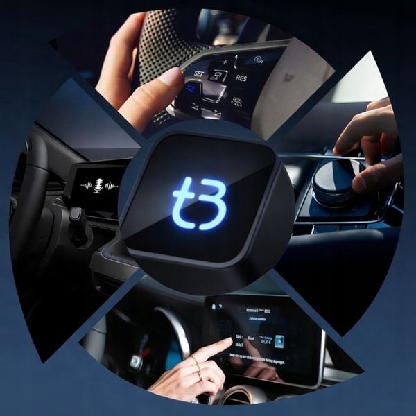Adapter USB TB CUBE do CarPlay / Android + Tester Vgate iCar2 ELM327 OBD BT zdjęcie 3
