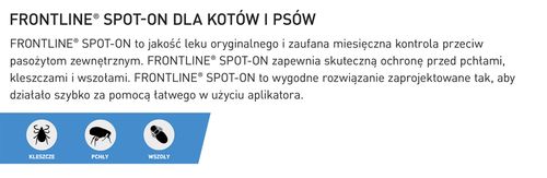 frontline spot on dla psa 3x2,68ml na Arena.pl