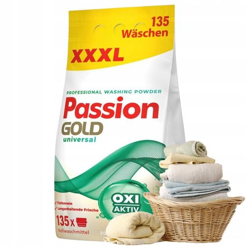 Passion Gold Proszek Do Prania 135 Universal 8,1kg Uniwersalny Wydajny na Arena.pl