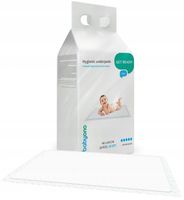BABYONO PODKŁADY DO PRZEWIJANIA HIGIENICZNE JEDNORAZOWE 40x60 20szt