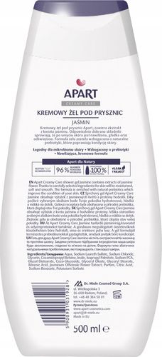 Apart Żel pod Prysznic Damski Vegan 96% Skł Pochodzenia Naturalnego 5x500ml na Arena.pl