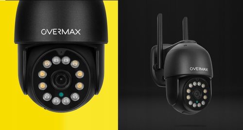 KAMERA ZEWNĘTRZNA OBROTOWA ULTRA HD WIFI 4MPx 4x ZOOM 2.5K PTZ IP66 CZARNA na Arena.pl