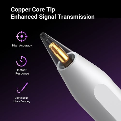 Rysik do tabletów iPada z ładowaniem bezprzewodowym biały na Arena.pl