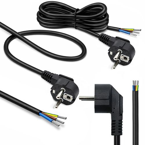 Qoltec kabel zasilający Schuko kątowy 5m na Arena.pl