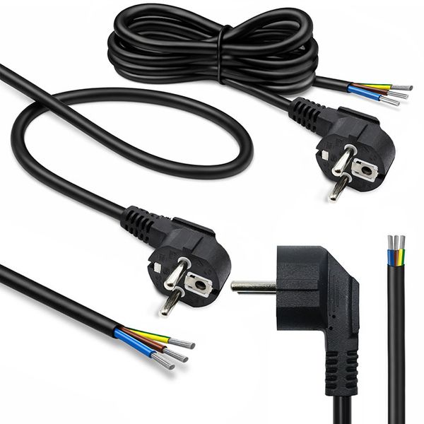 Qoltec kabel zasilający Schuko kątowy 5m zdjęcie 7