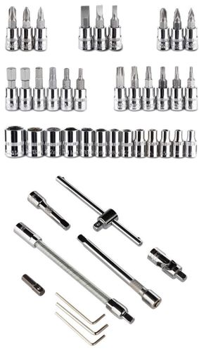 Zestaw narzędzi FRANCO kluczy nasadowych bity torx 46 elementów na Arena.pl