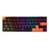 Klawiatura gamingowa do komputera na kabel PODŚWIETLANA RGB do gier