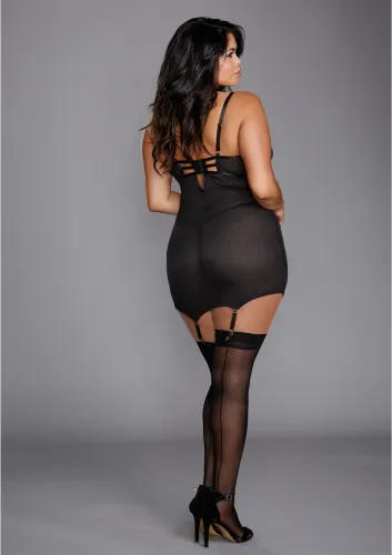 dreamgirl halka siateczkowa do pończoch 2xl z regulacją i stringami na Arena.pl