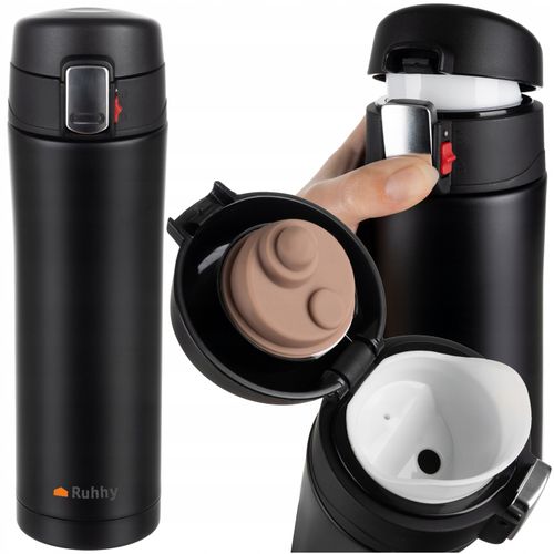 Kubek Termiczny Termos na Gorące Napoje Kawa Herbata Szczelny 440 ml Bidon na Arena.pl