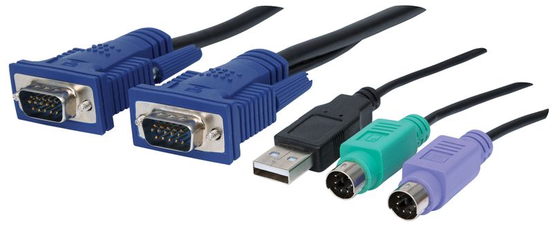 PRZEŁĄCZNIK KVM 8-PORTOWY USB/PS2 Z OSD RACKOWY zdjęcie 7