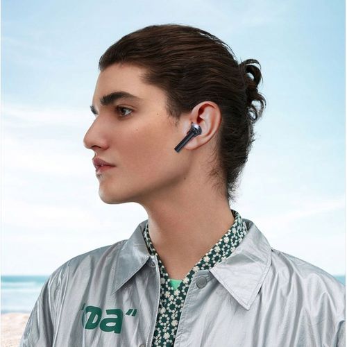 Słuchawki bezprzewodowe douszne Manta RYTMO X czarne TWS mikrofon 59ms na Arena.pl