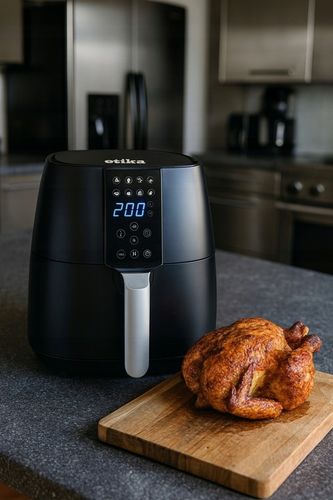 FRYTKOWNICA BEZTŁUSZCZOWA AIR FRYER FRYTOWNICA DUŻA 4L MISA na Arena.pl