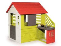 SMOBY domek Nature z kuchnią 810713