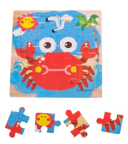 Puzzle tekturowe układanka krab na Arena.pl