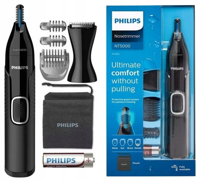 TRYMER DO USZU BRWI NOSA PHILIPS + ETUI NT5650 zdjęcie 1