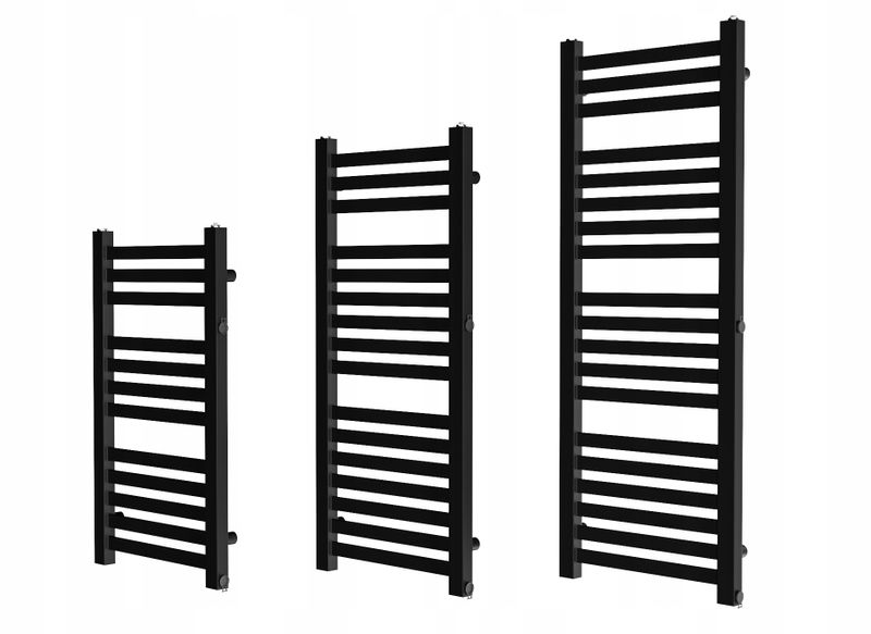 Grzejnik łazienkowy MultiPRO 750x440 CZARNY MAT zdjęcie 1