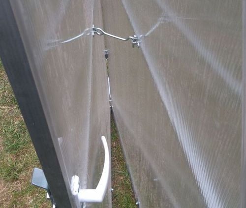 Szklarnia z poliwęglanu Tunel ogrodowy 2,4x4 m profile 20x20 poliwęglan 3mm. na Arena.pl