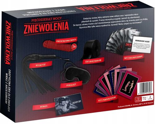 gra karciana dla dorosłych - 50 nocy zniewolenia na Arena.pl