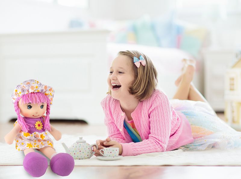 Lalka Szmaciana Pippi 42 cm zdjęcie 5