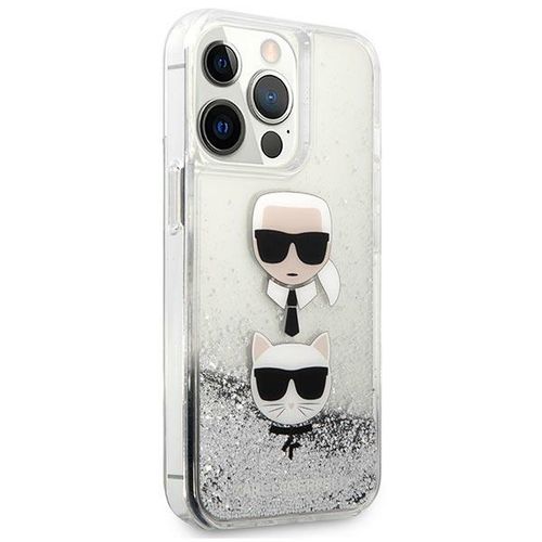 Etui Karl Lagerfeld do iPhone 13 Pro Max, Srebrny na Arena.pl