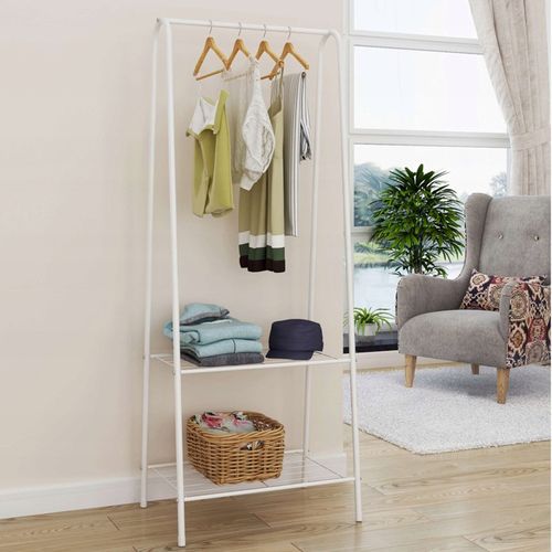 STOJAK WIESZAK STOJĄCY SKANDYNAWSKI BIAŁY GARDEROBA NA UBRANIA BUTY na Arena.pl