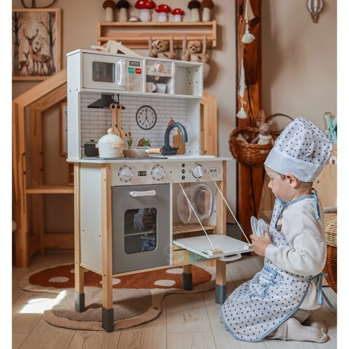 WOOPIE GREEN Drewniana Interaktywna Kuchnia 9w1 z Pralką i Tablicą na Arena.pl