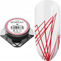 SEMILAC Żel do Zdobień Spider Gum 09 Red