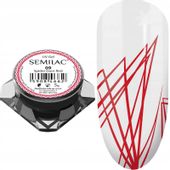 SEMILAC Żel do Zdobień Spider Gum 09 Red