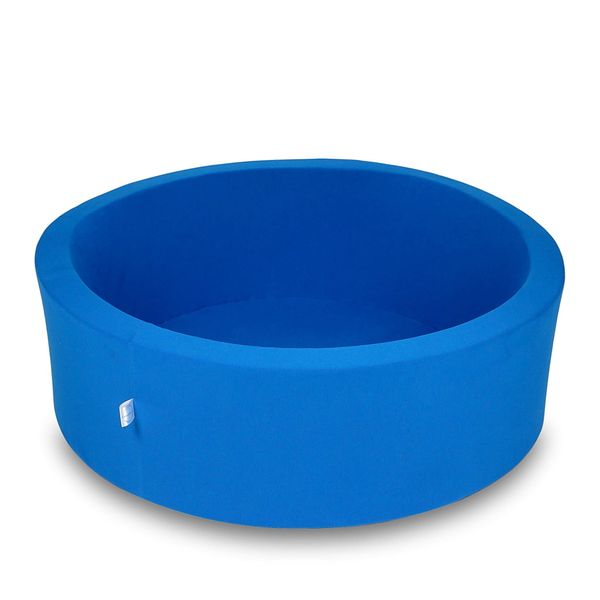 Suchy basen 90x30cm niebieski bez piłek zdjęcie 1