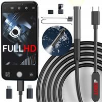 Endoskop kamera inspekcyjna BEZPRZEWODOWA wodoodporna WiFi 5m do Telefonu