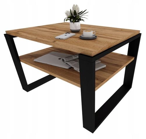 Stolik kawowy ława stół retro loft pokój salon gabinet dąb wotan na Arena.pl