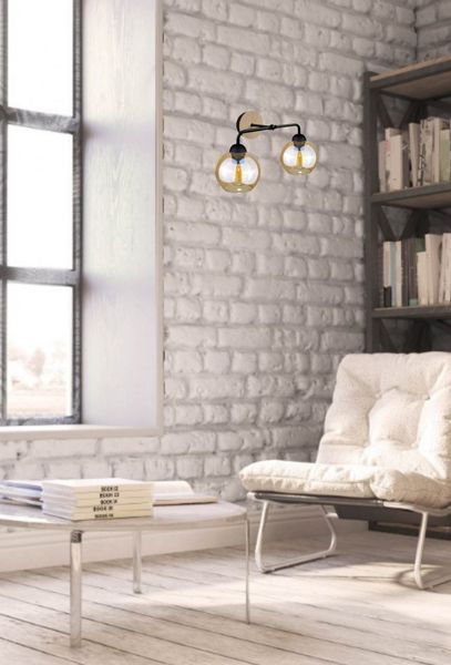 Kinkiet 2xE27 MELLE WOOD zdjęcie 8